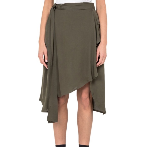 J.W. Anderson Silk Wrap Skirt - Picture 1 of 13